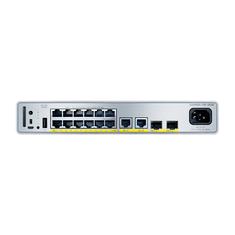 Conmutador Cisco C9200CX-12P-2X2G-E