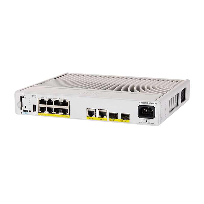 Conmutador Cisco C9200CX-8P-2XGH-A