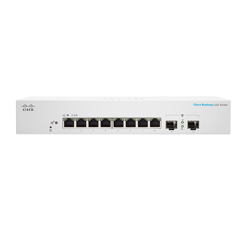 Catalisador Cisco CBS220-8FP-E-2G 220 Trocar