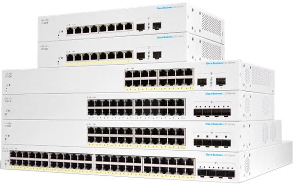 CBS220-8FP-E-2G Cisco Catalyst 220 Switch - Cisco Business 220 Series Switches - 1