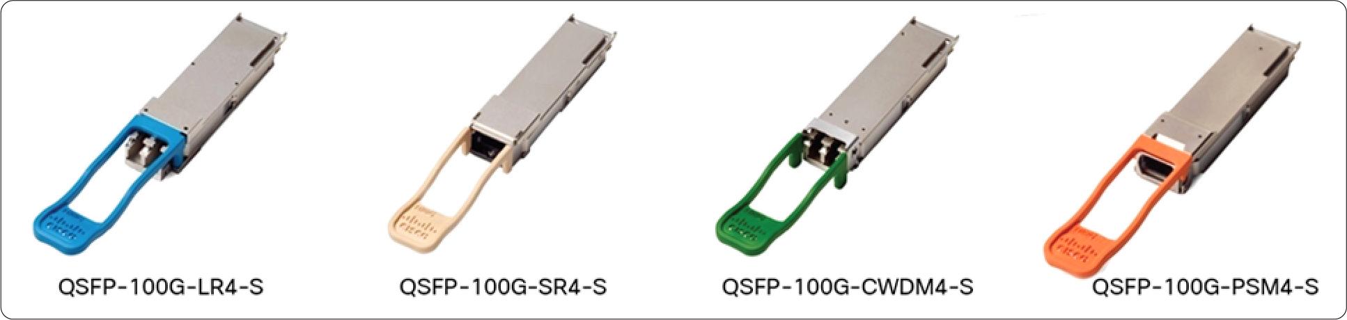 QSFP-100G-CU2.5M Cisco 100 Gigabit Modules - Cisco 100GBASE QSFP Modules - 2