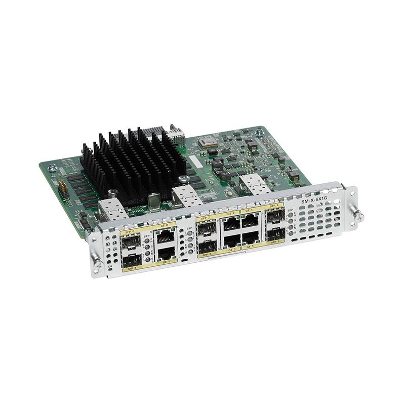 SM-X-6X1G Cisco 기가비트 이더넷 WAN 모듈