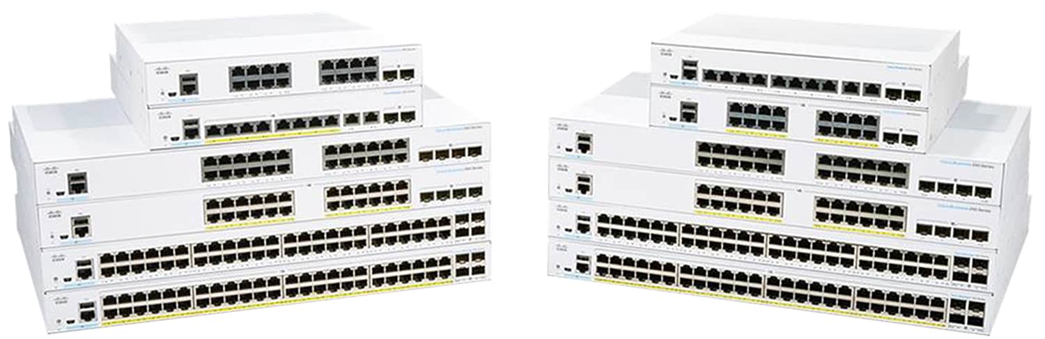 Negócios da Cisco 350 series managed switches